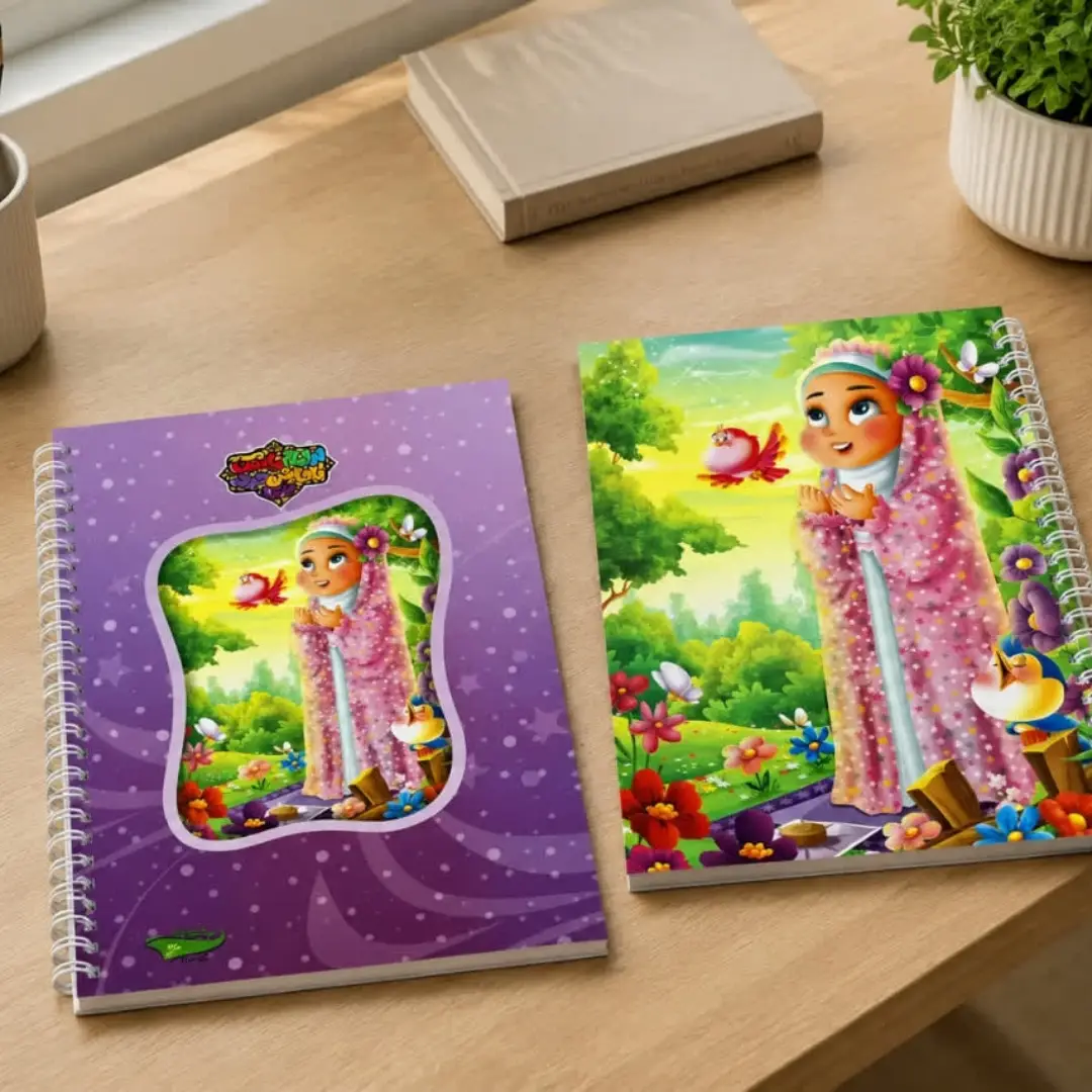 دفتر خط دار و دفتر نقاشی