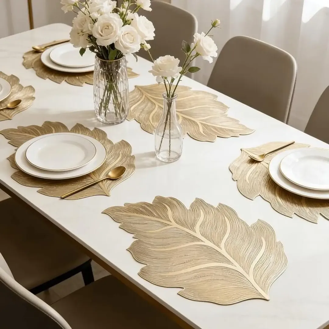 زیر بشقابی برگ
