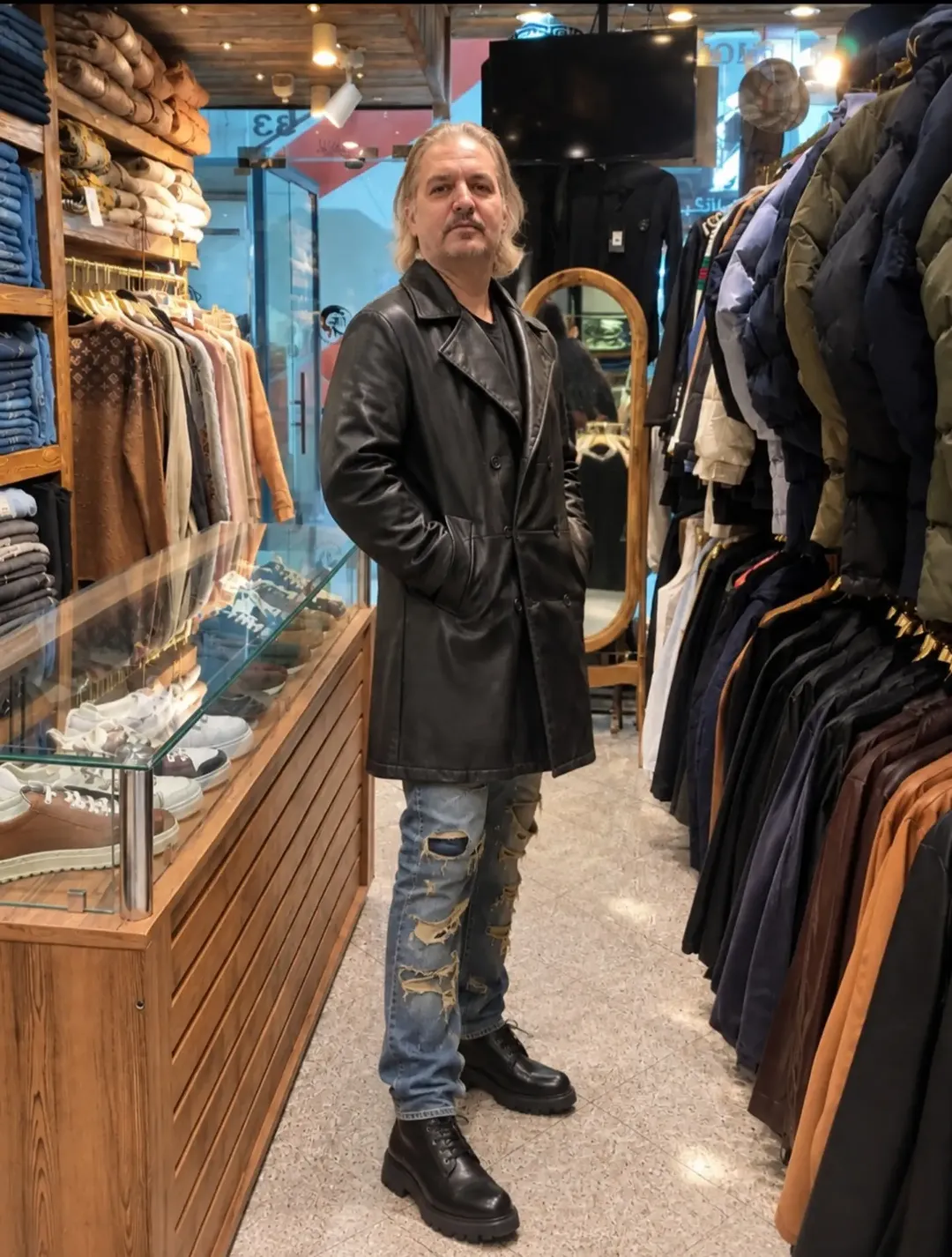 بارانی چرم