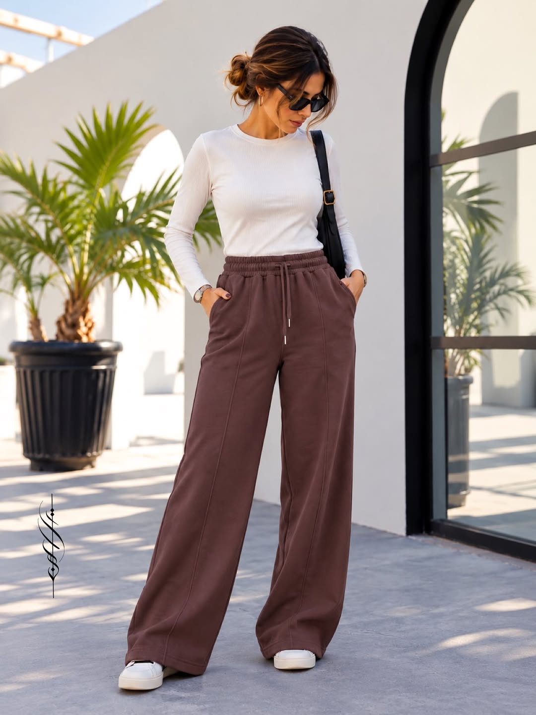 شلوار Wide-Leg Pants