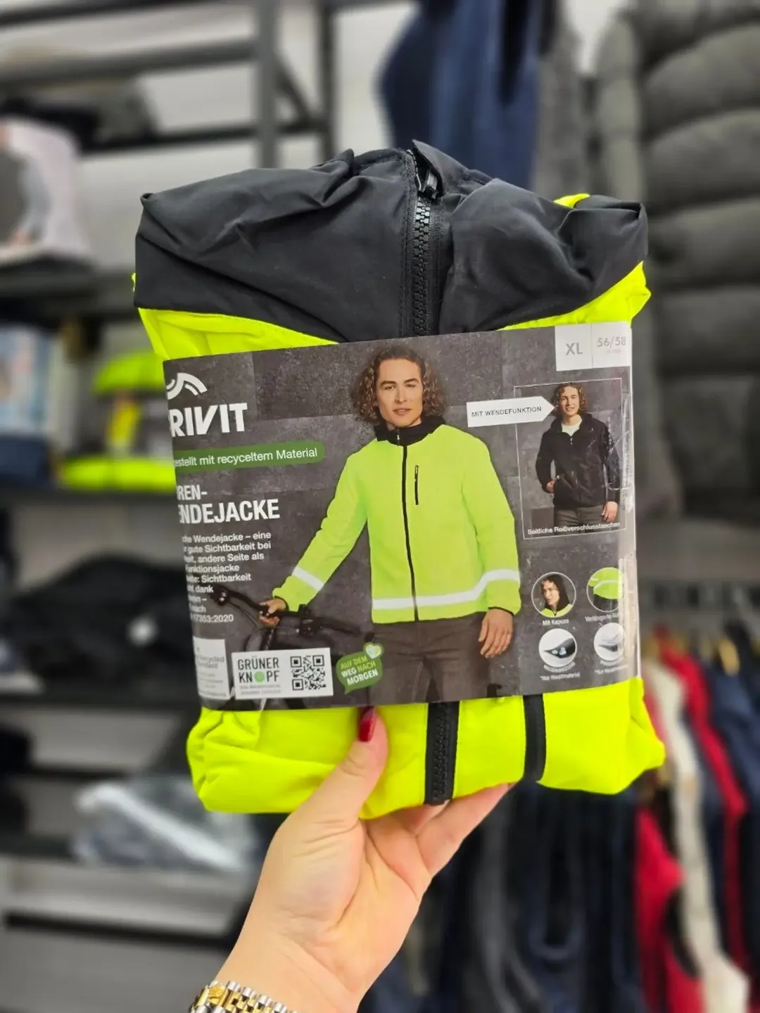 کاپشن مردانه دورو CRIVIT