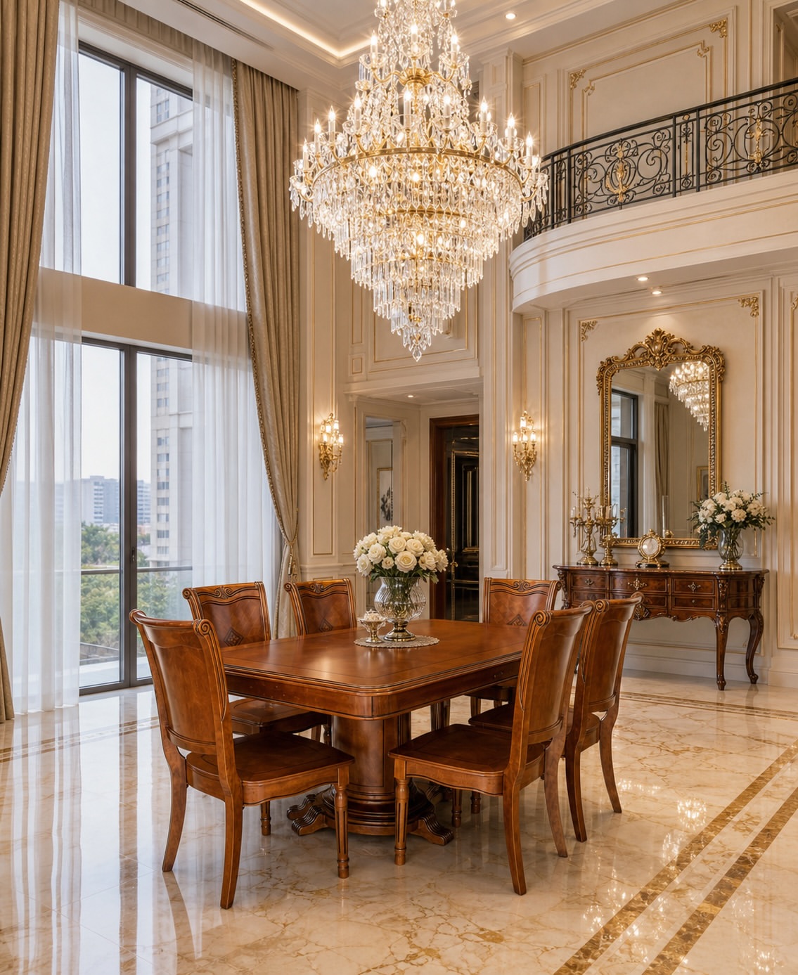 میز غذاخوری ۶ نفره