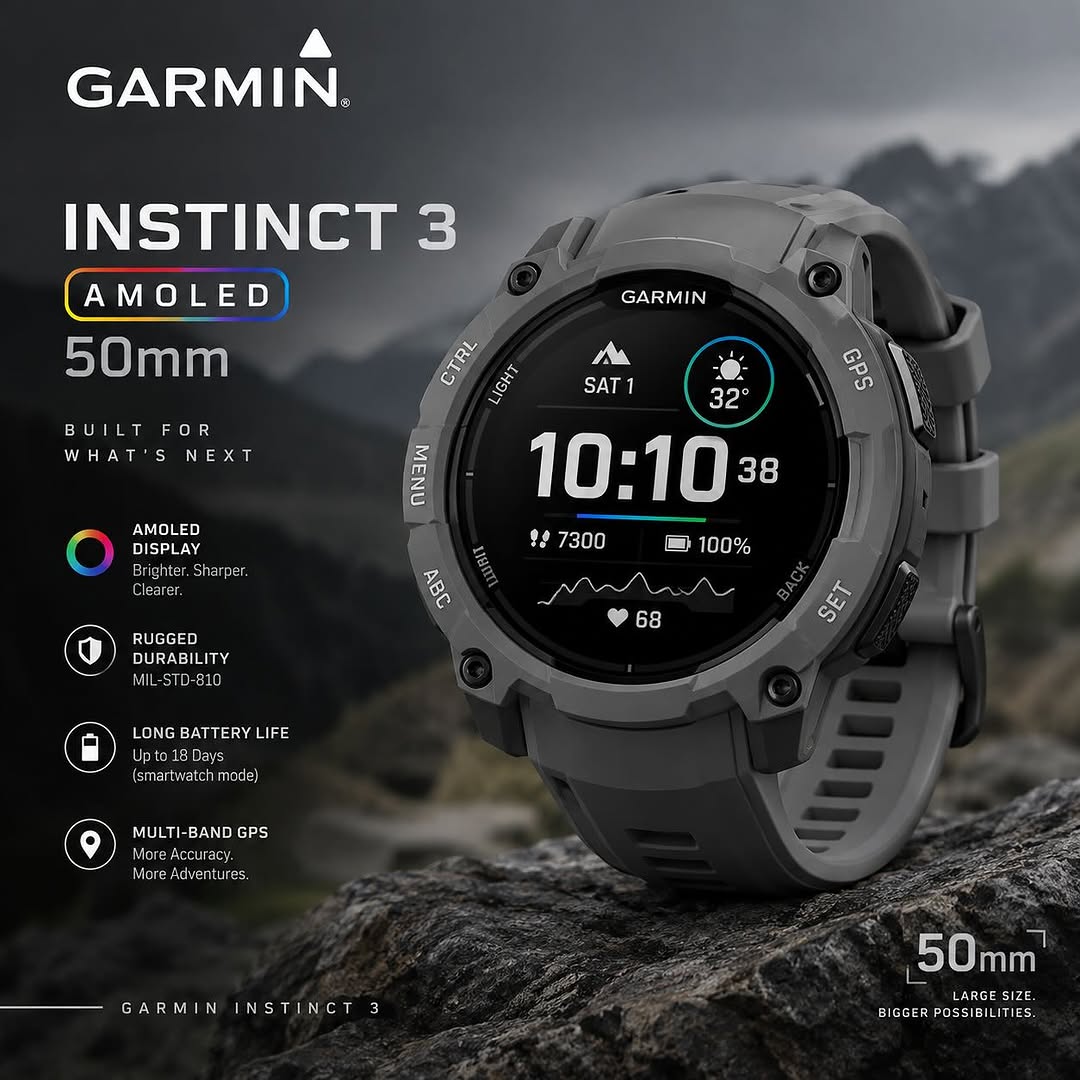 GARMIN INSTINCT 3 AMOLED