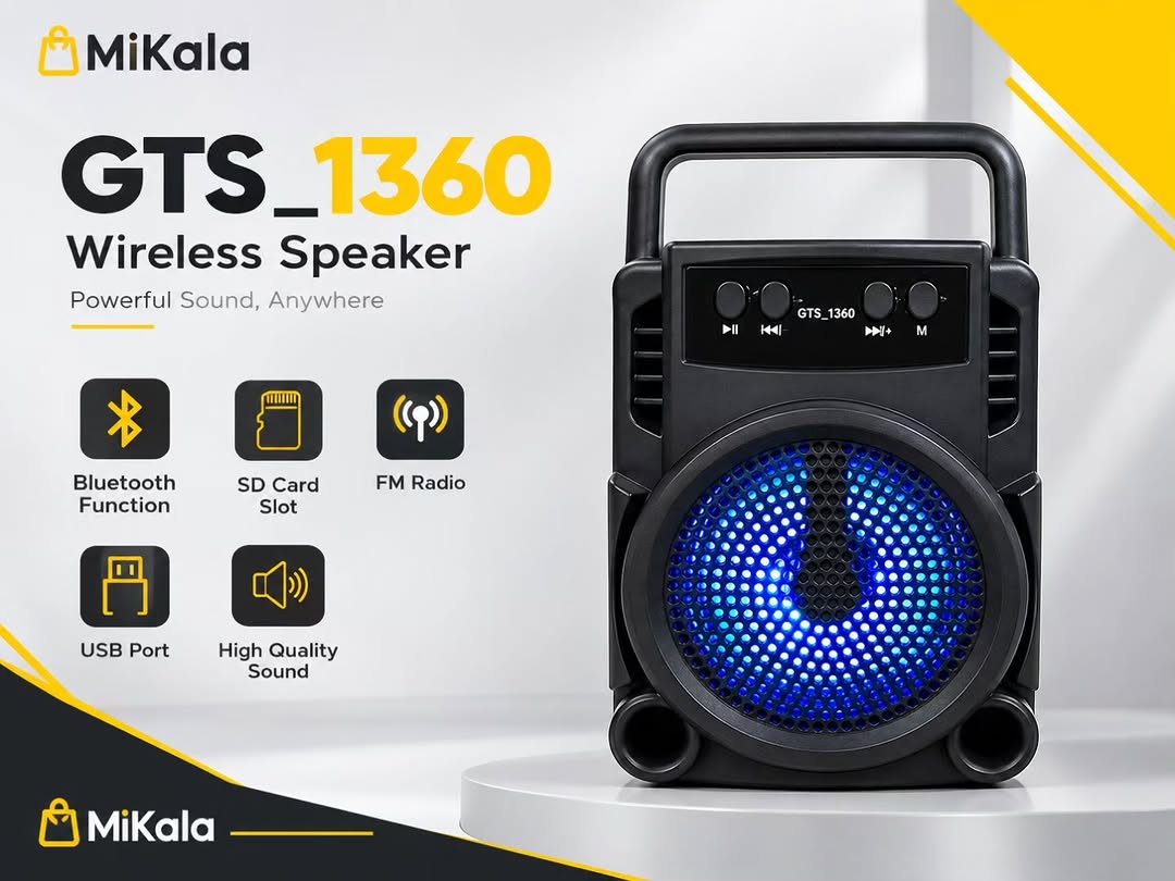اسپیکر بلوتوث GTS_1360