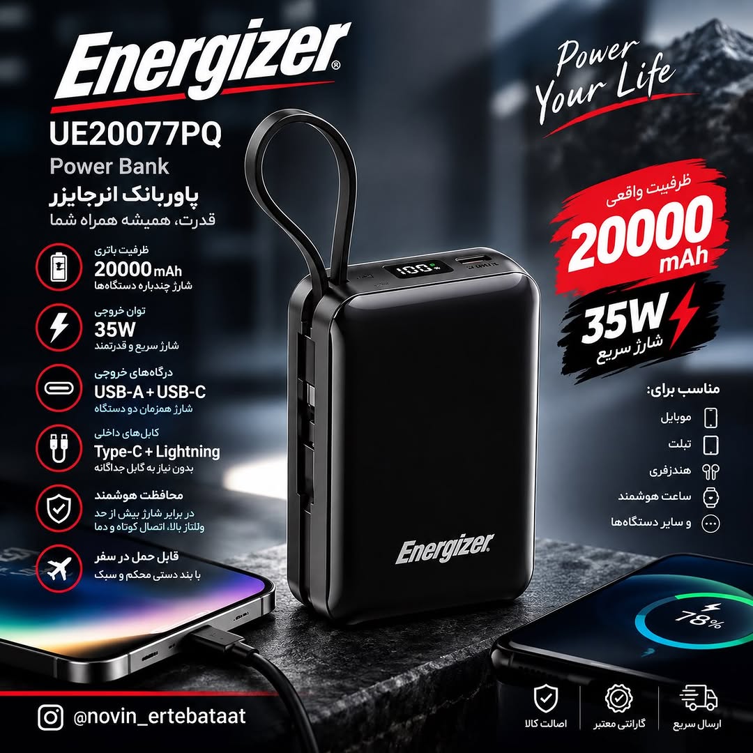 Energizer UE20077PQ 35W