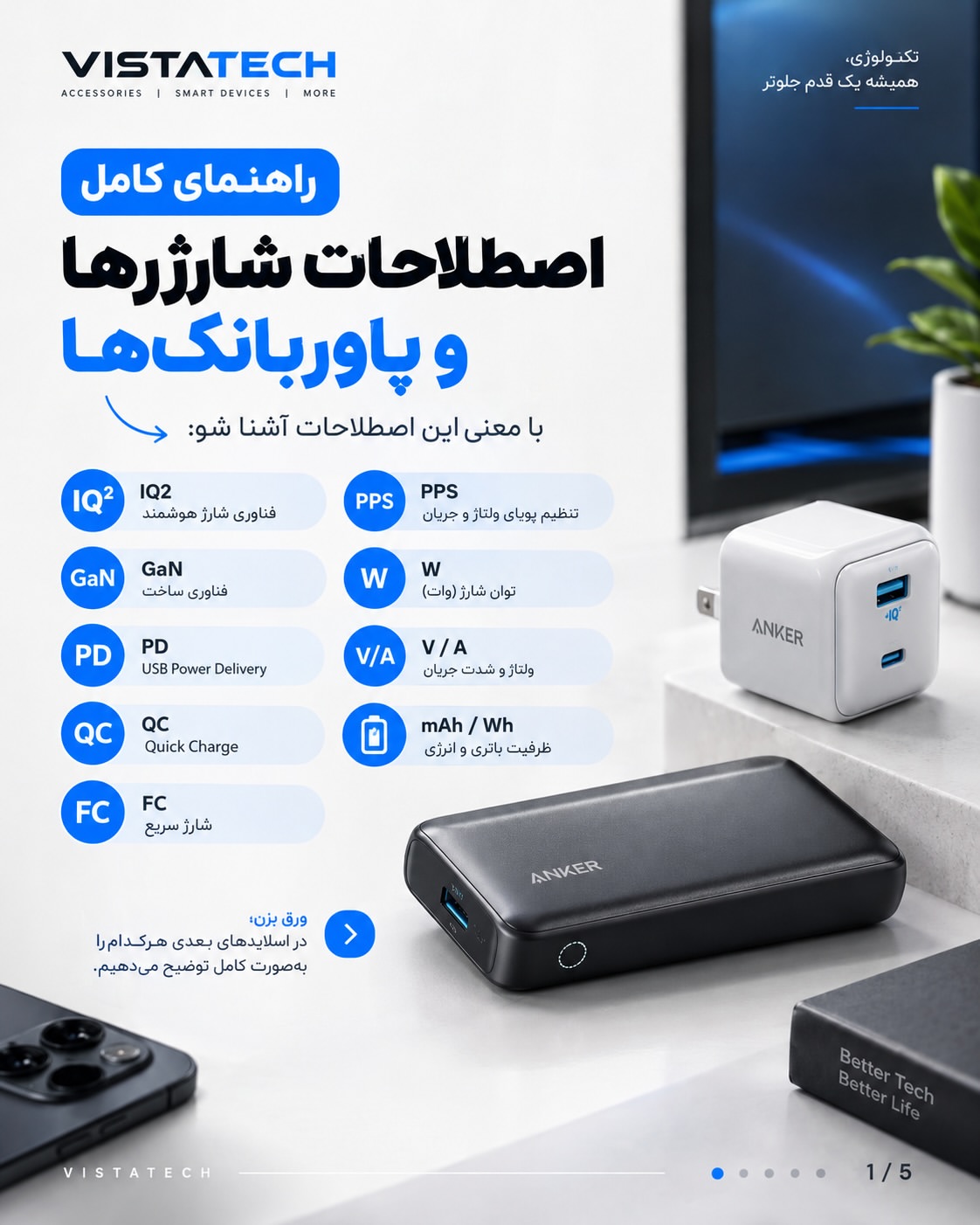 شارژر و پاوربانک