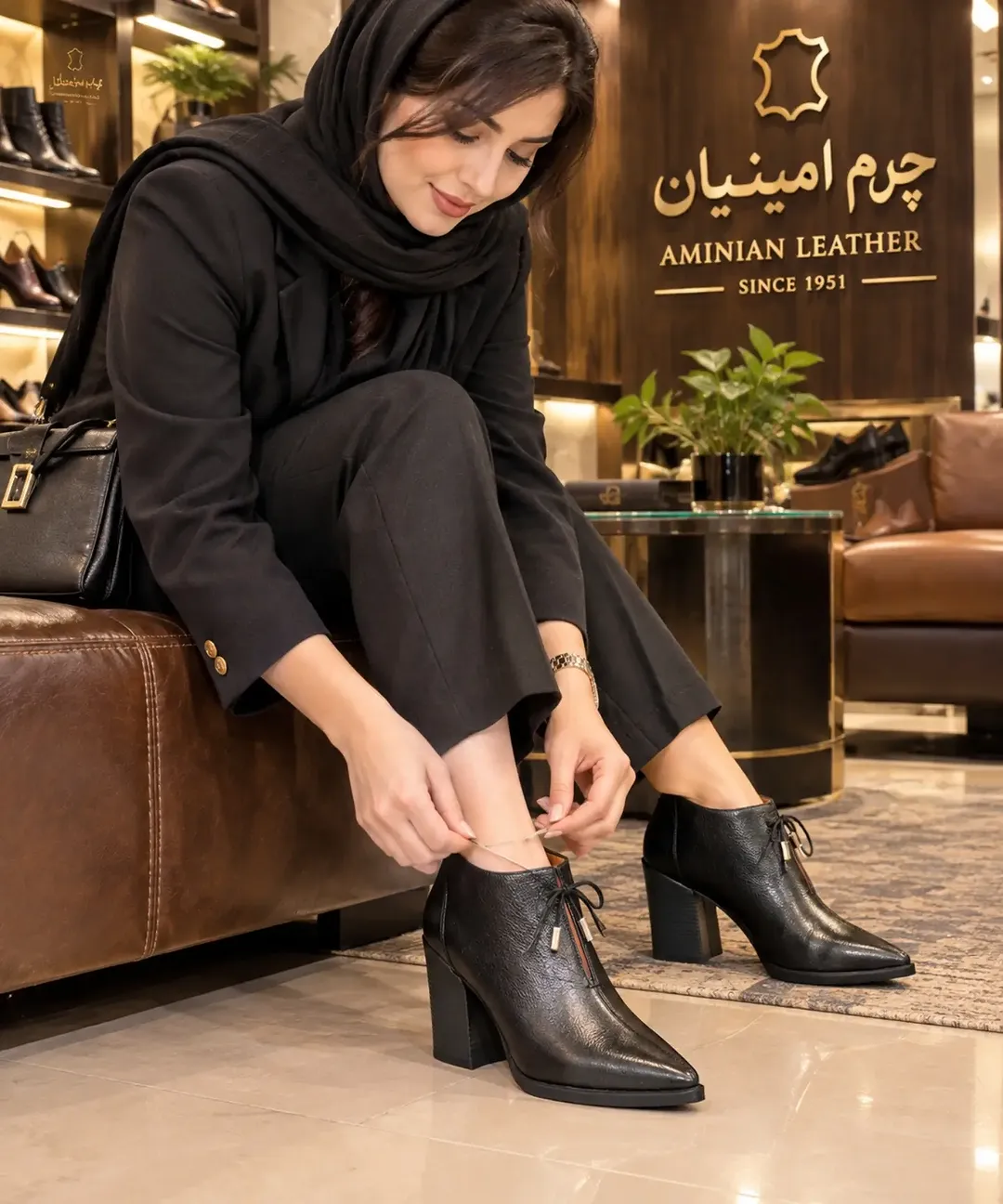 کفش رسمی تمام چرم