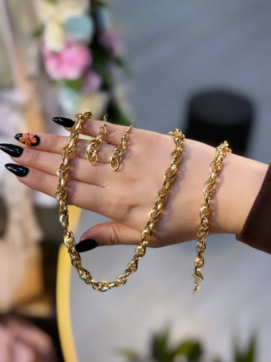 سرویس زنجیری طرح طلا