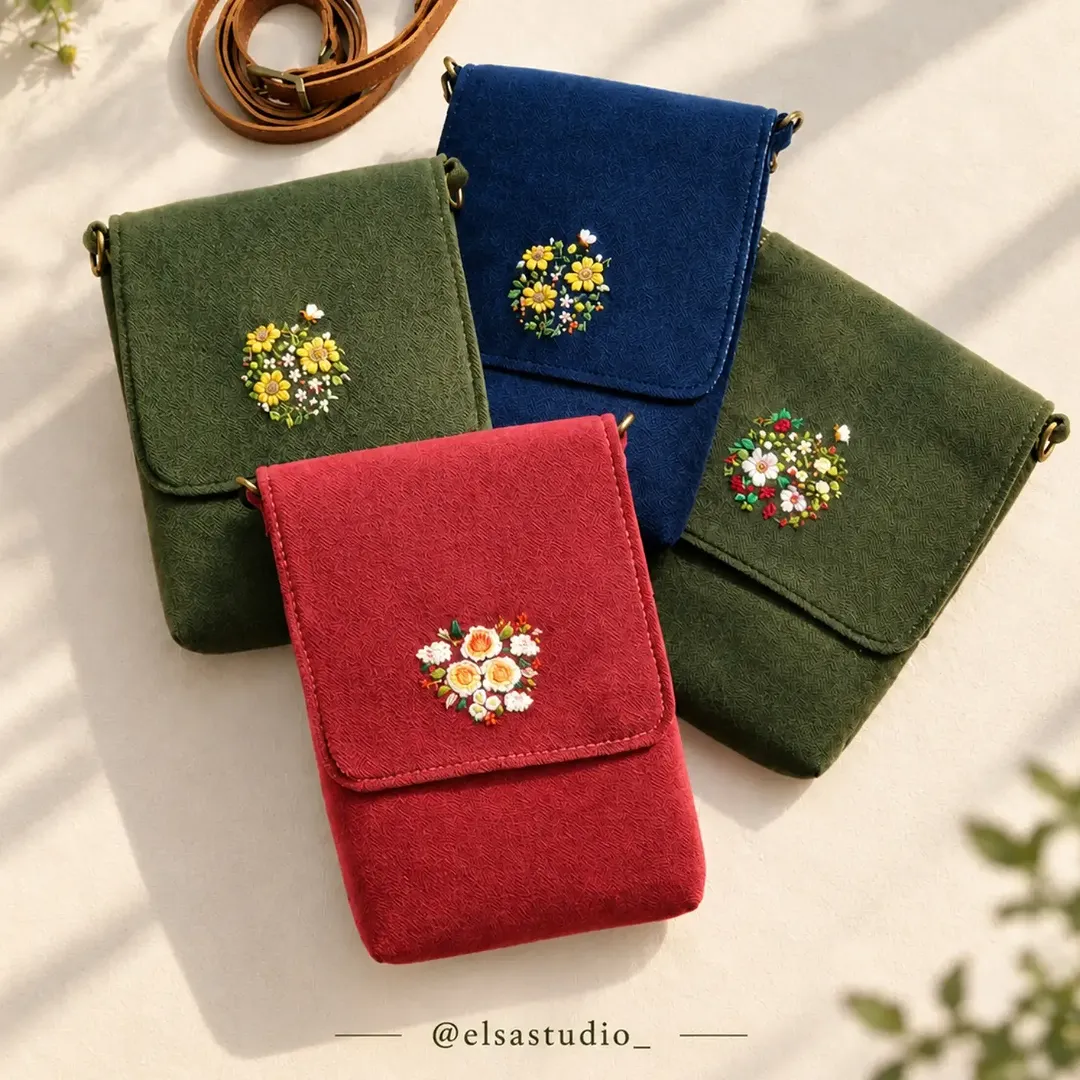 کیف گلدوزی شده با دست