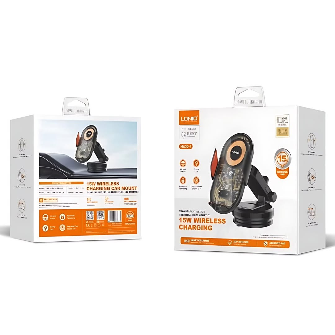 LDNIO MA30-1 شارژر وایرلس خودرو (Charge)