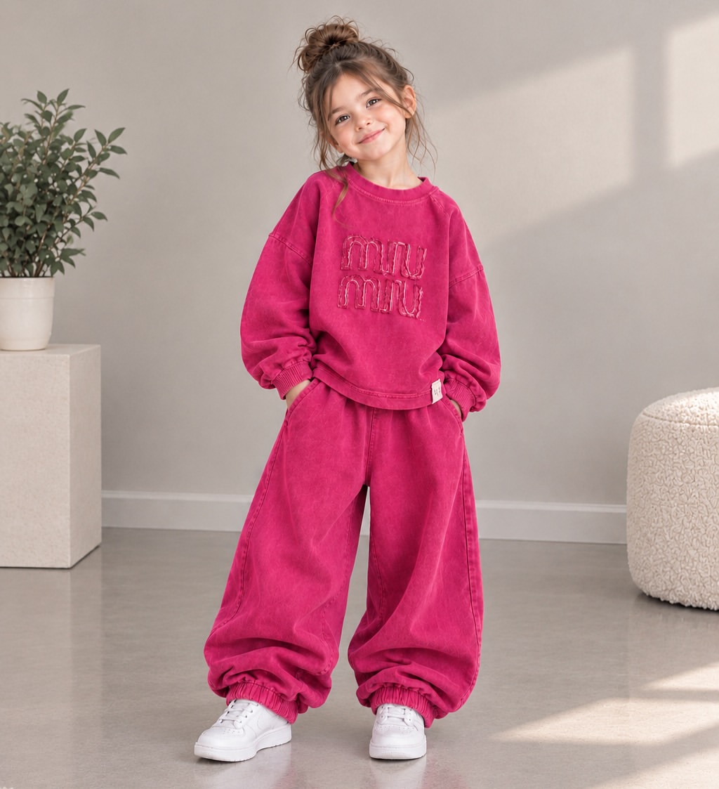 ست دورس و شلوار جاگر سنگشور miu miu