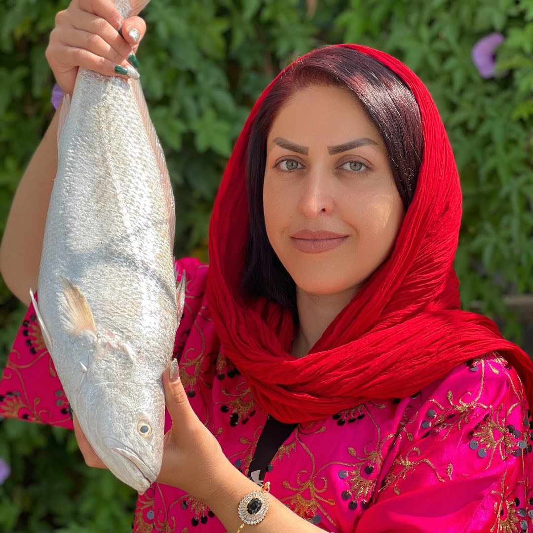 مریم افشار|بانوی جنوب|بوشهر|آبزیان|ماهی|میگو