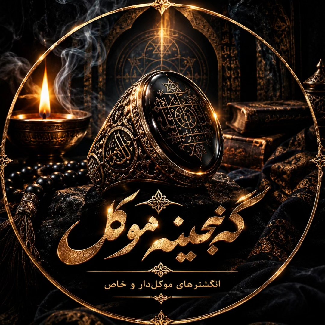 لوگوی 📢انگشتر موکلدار و گردنبند موکلدار رحمانی📢