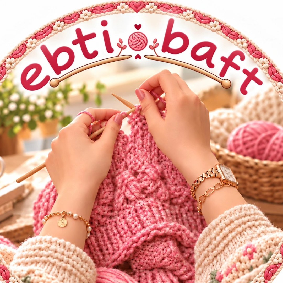 لوگوی Ebti 🧣🧤🧦بافت