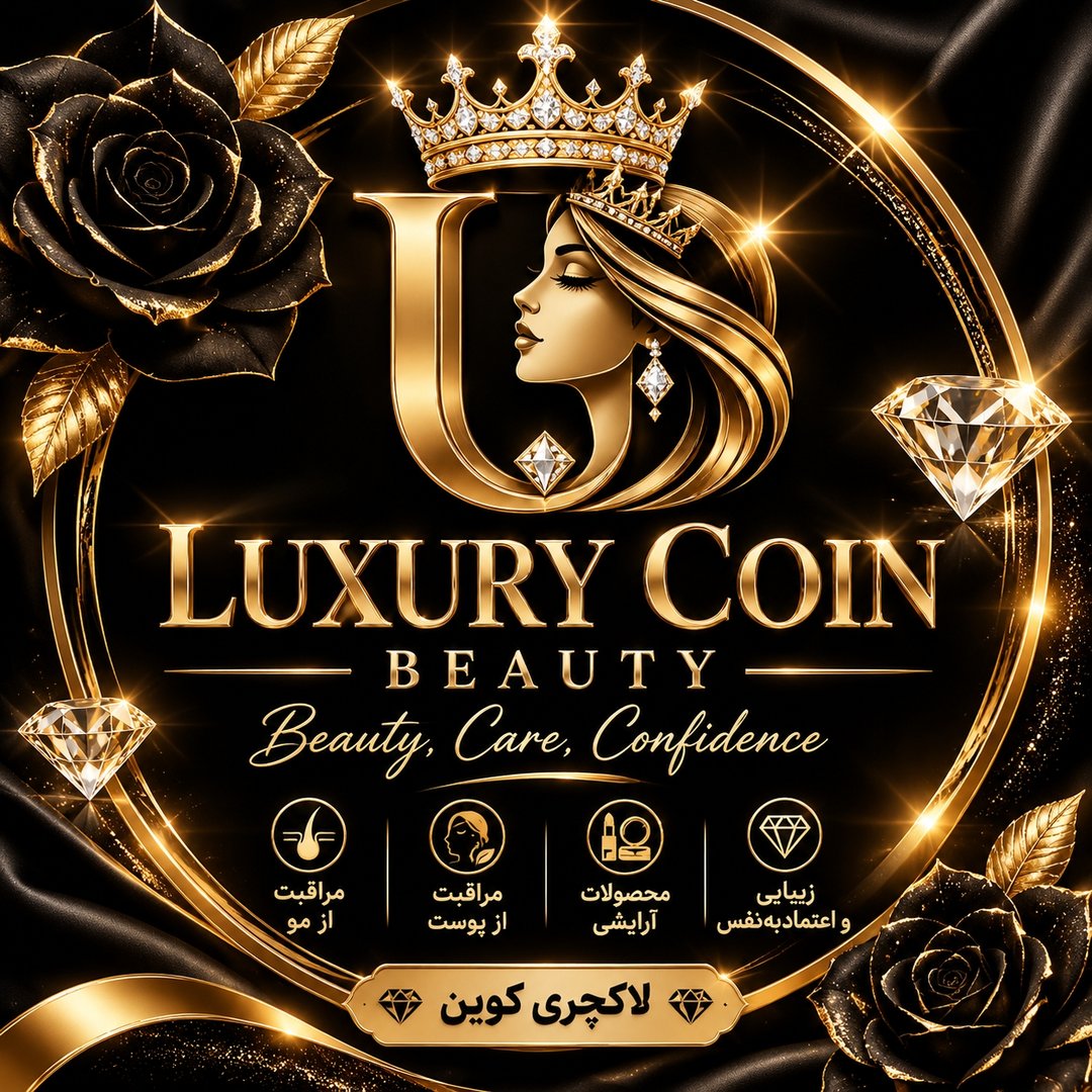 لوگوی luxury coin